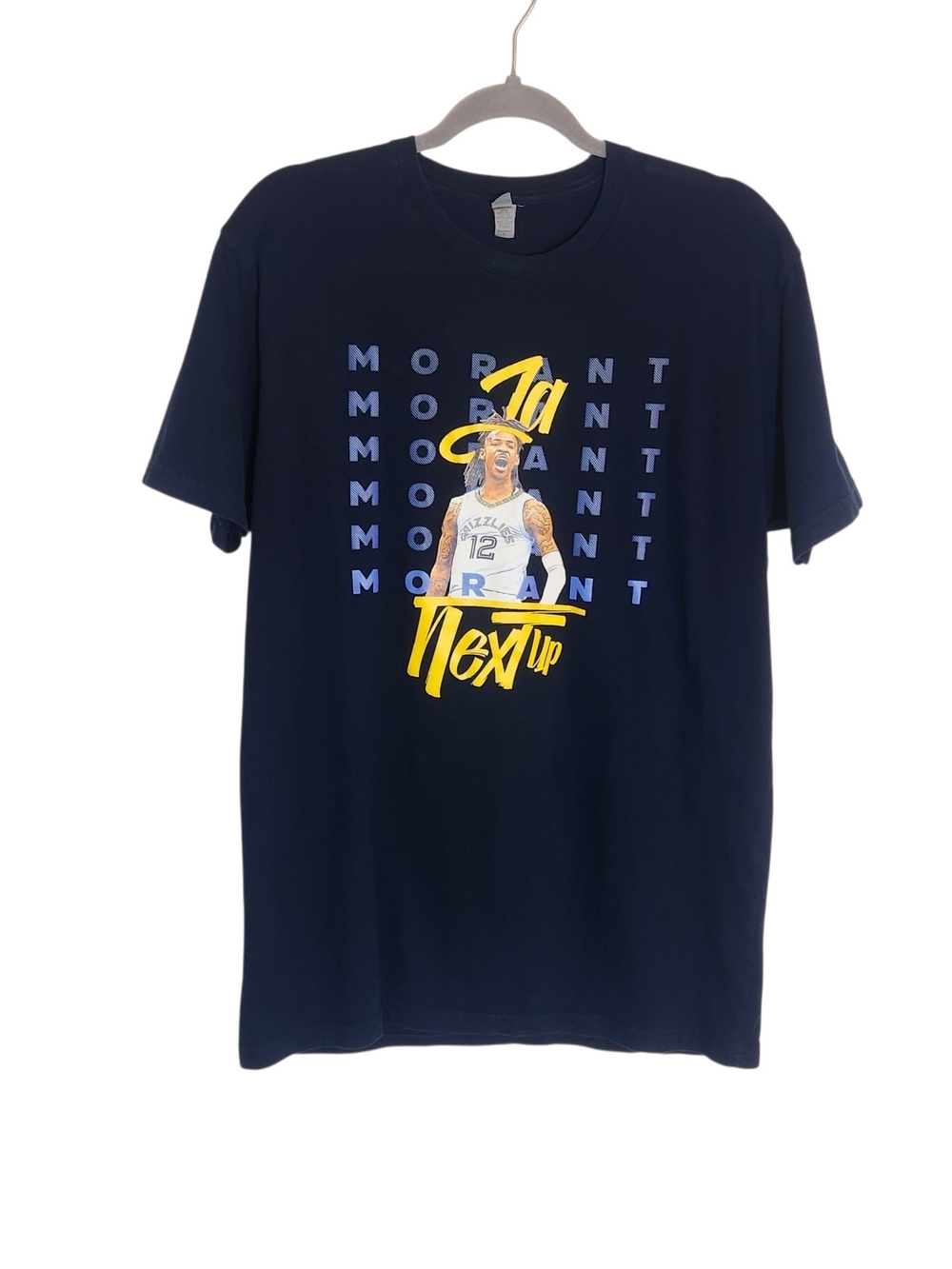 Next Level Memphis Grizzlies Ja Morant Navy T-Shirt Size Large